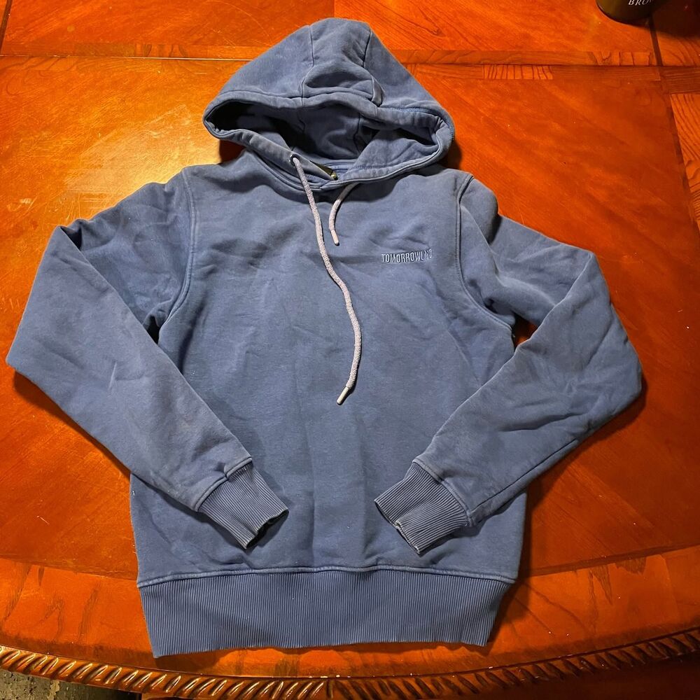 Tomorrow land blue hooded sweater